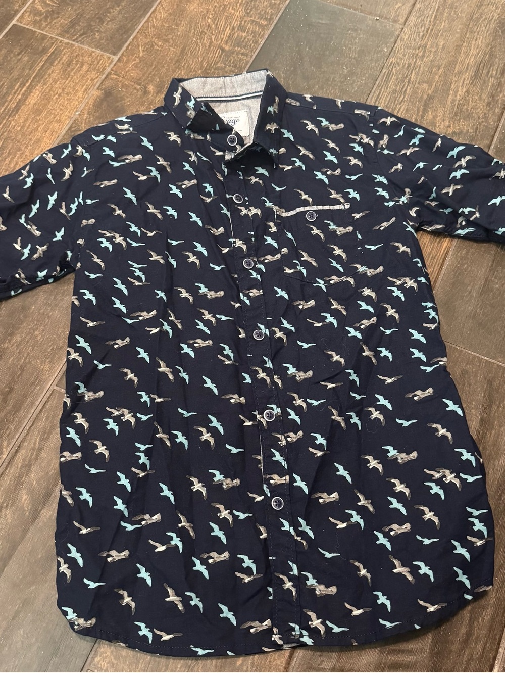 NWOT Craft+Flow Voyage Boys Camp Shirt